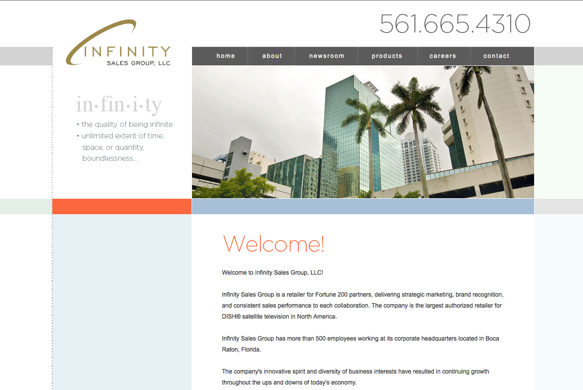 infinity website