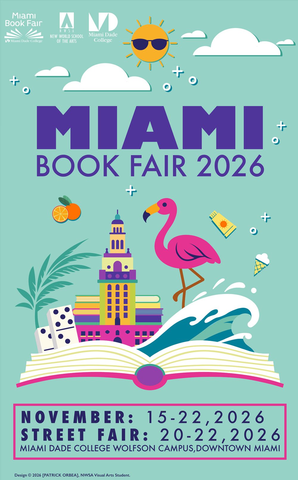 poster Miami Book Fair