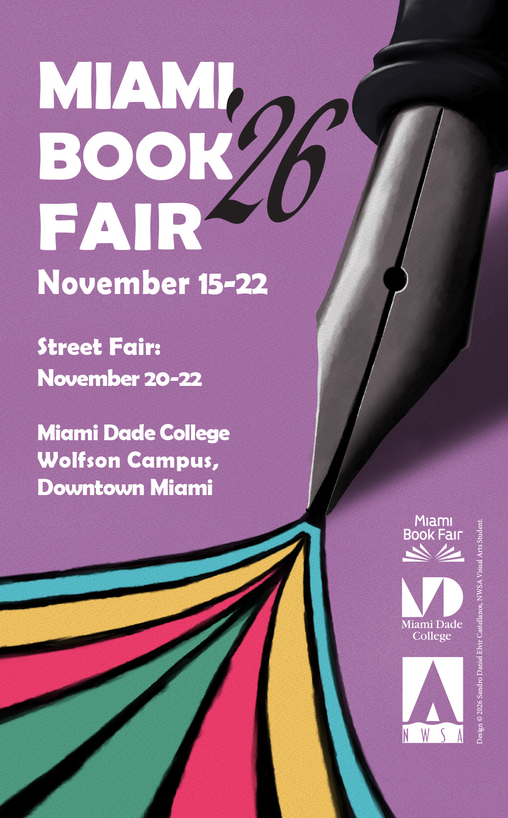 poster Miami Book Fair