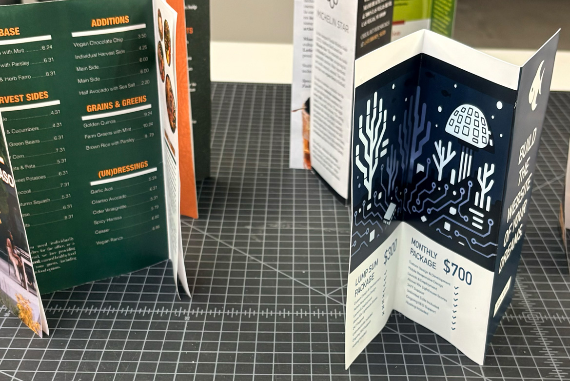 tri fold brochure